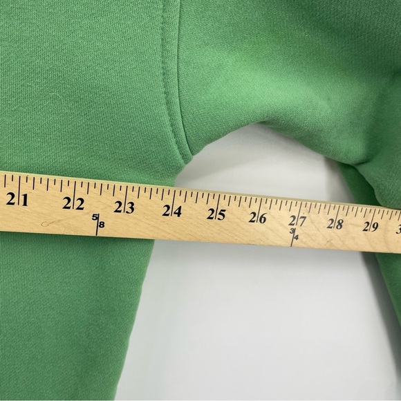 Bailey rose Malibu Athletics Oversized crewneck sweatshirt tennis Sz L green - Picture 10 of 10